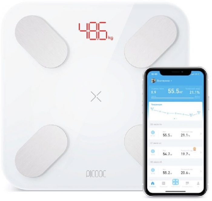 Picooc диагностические Mini Pro V2 версия 2.0 до 150 кг