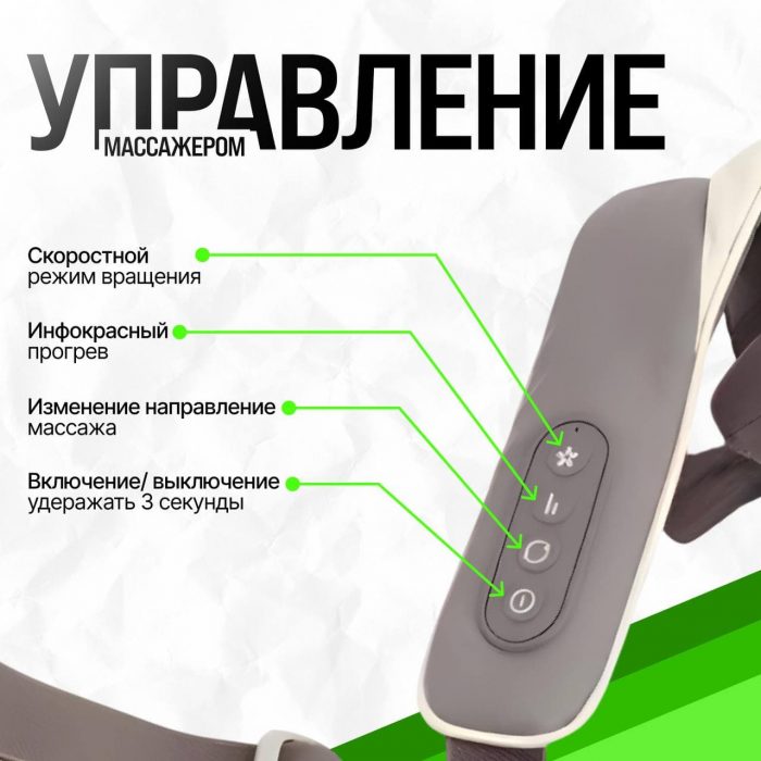 Массажер для шеи, плеч, спины и тела 2buy — изображение 5