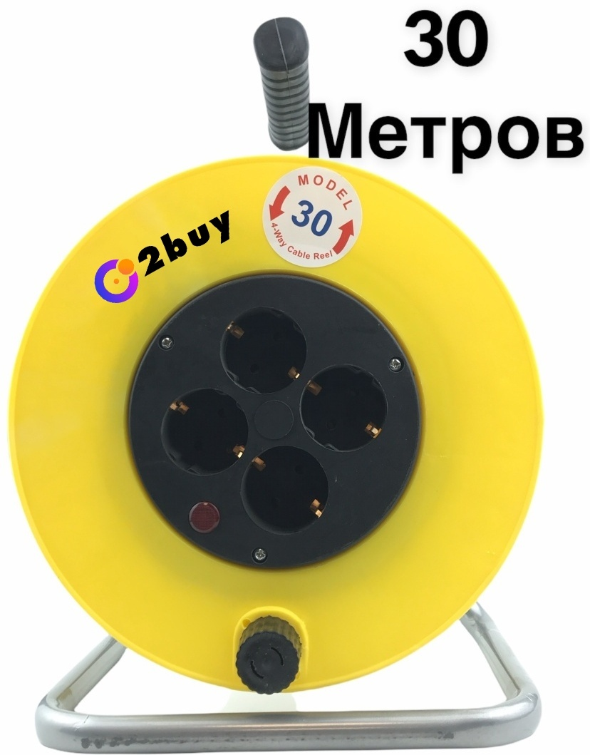 Удлинитель на катушке 2buy.kz ц22ц 30 м