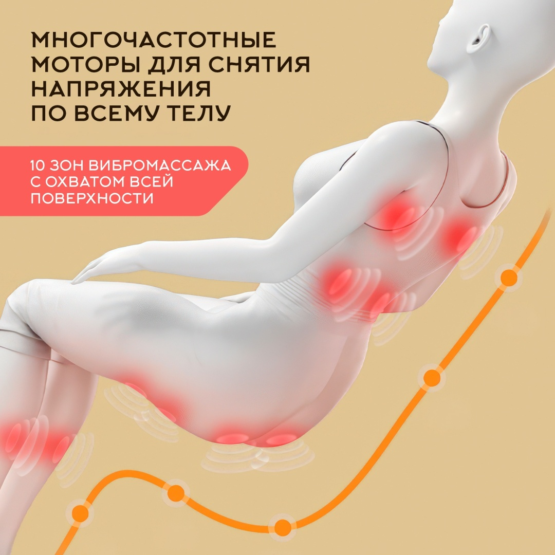 Массажное кресло-качалка 2buy.kz BART_1605 до 150 кг 3 программ — изображение 3