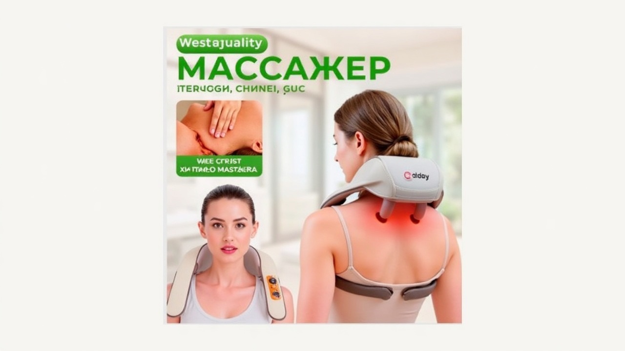 массажёр для шеи и плеч