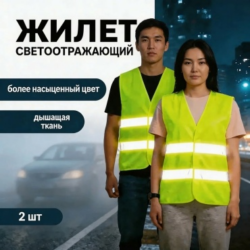 Светоотражающий жилет 2 шт